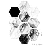 Funlife Waterproof Bathroom Floor Stickers,Peel Stick Self Adhesive Floor Tiles,Kitchen Living Room Decor Non Slip Floor Decal